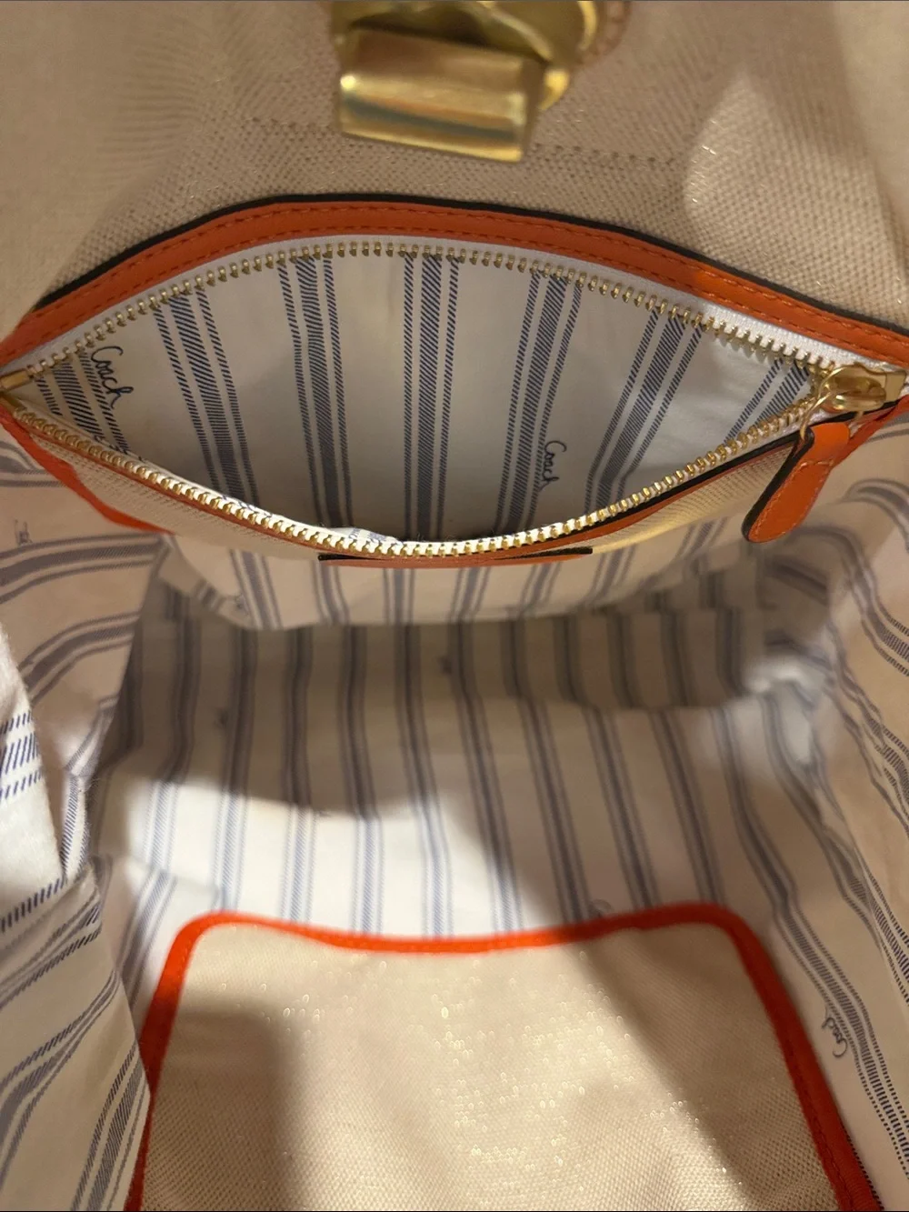 Coach Limited Edition Pierre Le-Tan Beach Canvas Tote